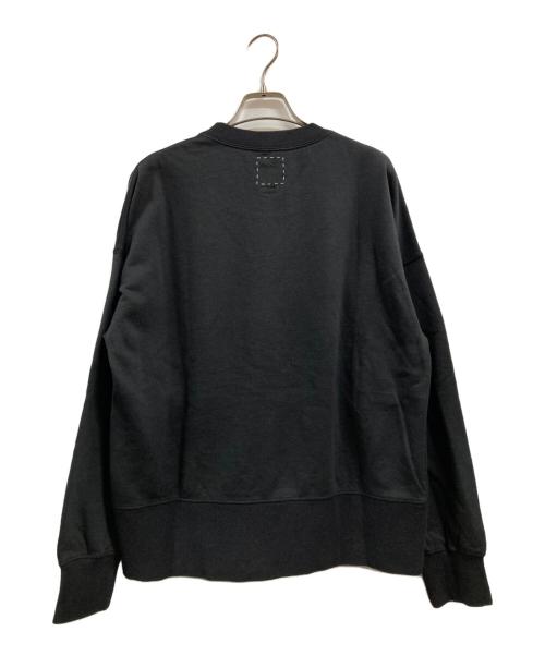 VISVIM（ビズビム）VISVIM (ビズビム) COURT SWEAT L/S ブラック サイズ:3の古着・服飾アイテム