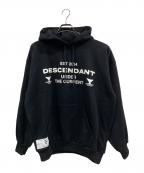 DESCENDANTディセンダント）の古着「UNDER THE CURRENT HOODY」｜ブラック