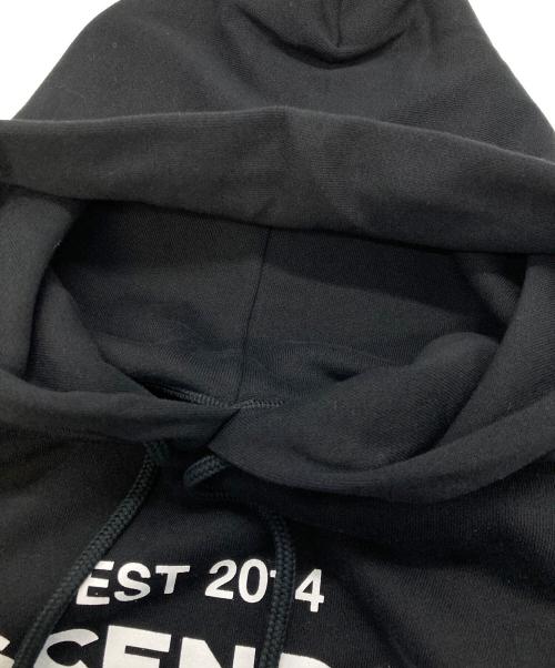 DESCENDANT（ディセンダント）DESCENDANT (ディセンダント) UNDER THE CURRENT HOODY ブラック サイズ:2の古着・服飾アイテム