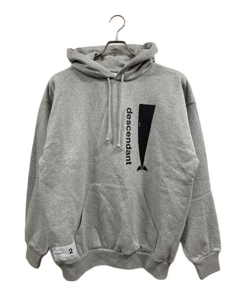 DESCENDANT（ディセンダント）DESCENDANT (ディセンダント) CACHALOT HOODY グレー サイズ:2の古着・服飾アイテム