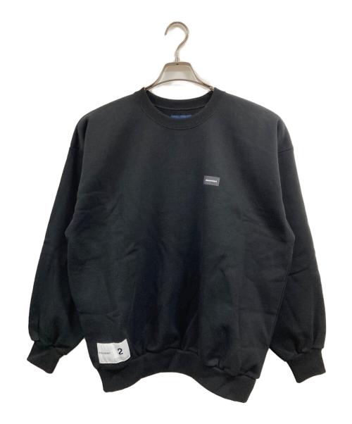 DESCENDANT（ディセンダント）DESCENDANT (ディセンダント) CETUS CREW NECK ブラック サイズ:2の古着・服飾アイテム