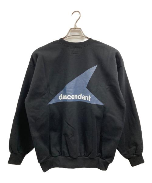 DESCENDANT（ディセンダント）DESCENDANT (ディセンダント) CETUS CREW NECK ブラック サイズ:2の古着・服飾アイテム