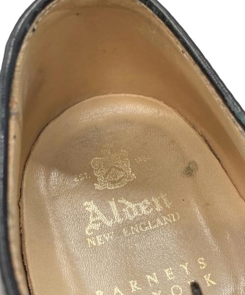 Alden（オールデン）Alden (オールデン) BARNEYS NEWYORK (バーニーズ・ニューヨーク) Vチップ モディファイドラスト カーフドレスシューズ ブラック サイズ:6 1/2の古着・服飾アイテム