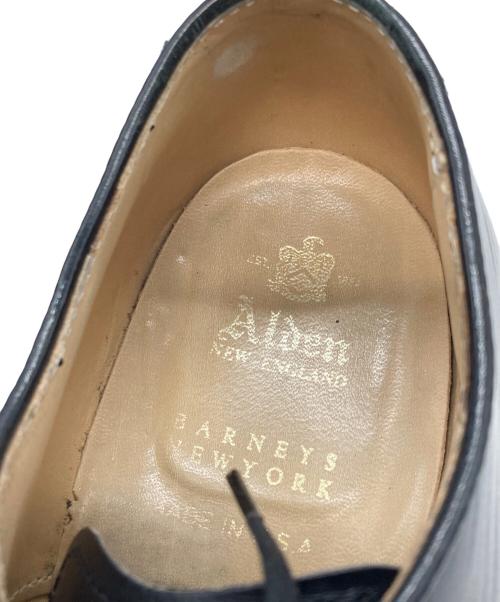 Alden（オールデン）Alden (オールデン) BARNEYS NEWYORK (バーニーズ・ニューヨーク) Vチップ モディファイドラスト カーフドレスシューズ ブラック サイズ:6 1/2の古着・服飾アイテム