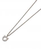 Salvatore Ferragamoサルヴァトーレ フェラガモ）の古着「ガンチーニラインストーンネックレス」｜シルバー