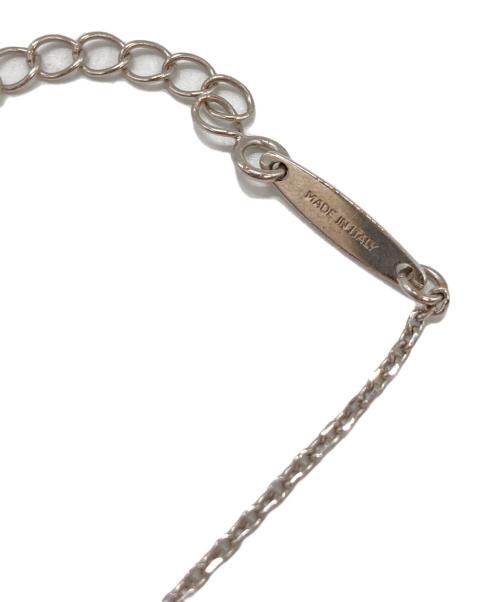 Salvatore Ferragamo（サルヴァトーレ フェラガモ）Salvatore Ferragamo (サルヴァトーレ フェラガモ) ガンチーニラインストーンネックレス シルバーの古着・服飾アイテム