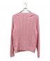 POLO RALPH LAUREN (ポロ・ラルフローレン) ケーブルニット ピンク サイズ:Ⅼ：6000円