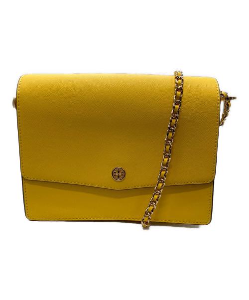 TORY BURCH（トリーバーチ）TORY BURCH (トリーバーチ) Robinson Floral Interior Convertible ショルダーバッグ イエローの古着・服飾アイテム