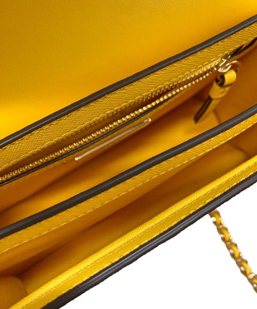 TORY BURCH（トリーバーチ）TORY BURCH (トリーバーチ) Robinson Floral Interior Convertible ショルダーバッグ イエローの古着・服飾アイテム