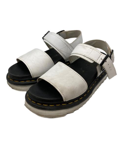 Dr.Martens（ドクターマーチン）Dr.Martens (ドクターマーチン) VOSS ll サンダル ホワイト×ブラック サイズ:UK4の古着・服飾アイテム