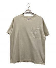 THE NORTH FACE（ザ ノース フェイス）の古着「パープルレーベル 別注 7オンス ポケットTシャツ」｜ベージュ