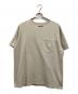 THE NORTH FACE（ザ ノース フェイス）の古着「パープルレーベル 別注 7オンス ポケットTシャツ」｜ベージュ
