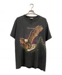 Hazelwood（ヘイゼルウッド）の古着「プリントTシャツ」｜ブラック