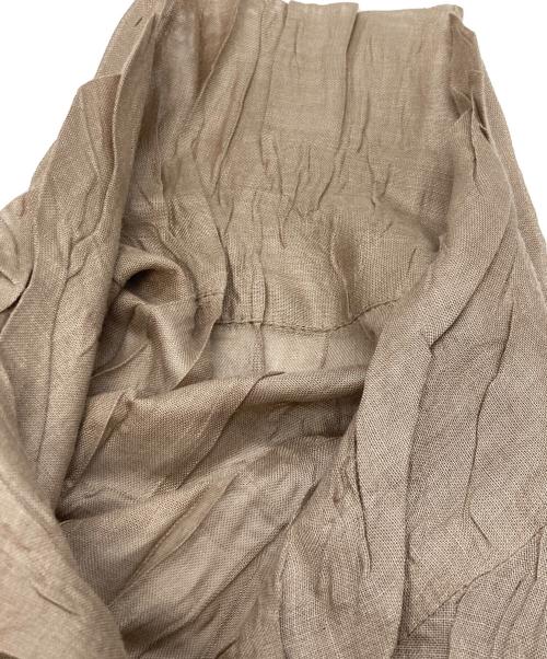PLEATS PLEASE（プリーツプリーズ）PLEATS PLEASE (プリーツプリーズ) シワ加工プリーツブラウス ベージュ サイズ:3の古着・服飾アイテム