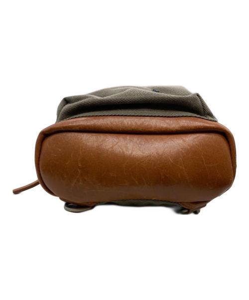 PORTER（ポーター）PORTER (ポーター) スリングショルダーバッグ カーキ×ブラウンの古着・服飾アイテム