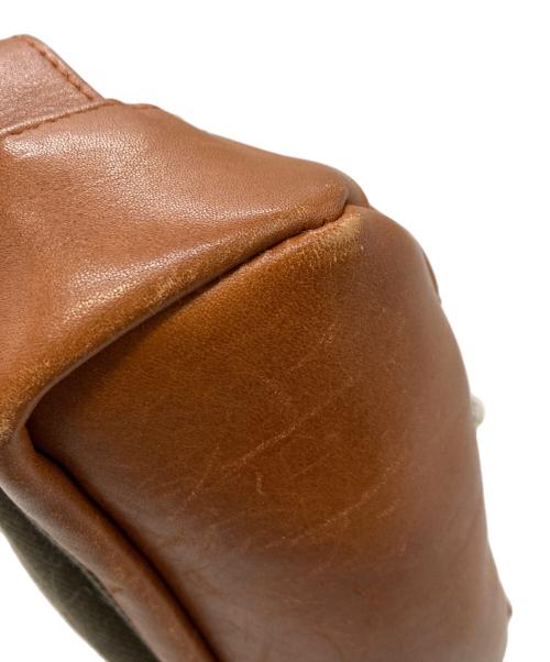 PORTER（ポーター）PORTER (ポーター) スリングショルダーバッグ カーキ×ブラウンの古着・服飾アイテム