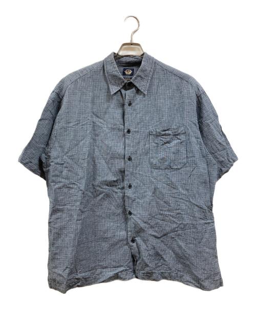 DOCKERS（ドッカーズ）DOCKERS (ドッカーズ) 半袖シャツ ブルー サイズ:Lの古着・服飾アイテム