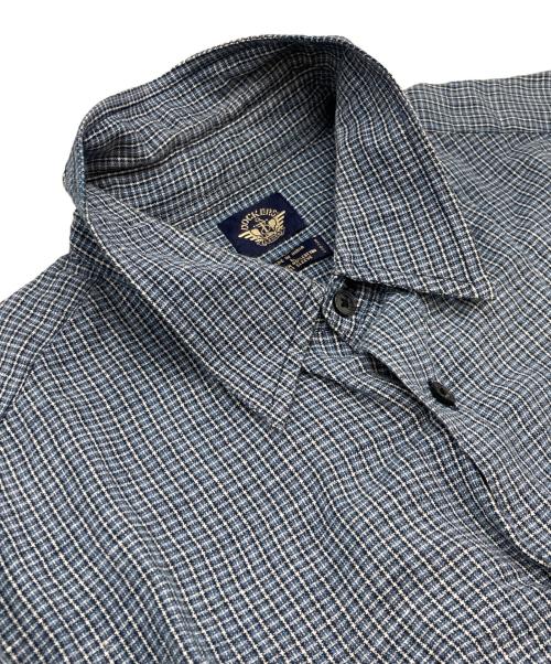 DOCKERS（ドッカーズ）DOCKERS (ドッカーズ) 半袖シャツ ブルー サイズ:Lの古着・服飾アイテム