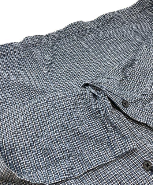 DOCKERS（ドッカーズ）DOCKERS (ドッカーズ) 半袖シャツ ブルー サイズ:Lの古着・服飾アイテム