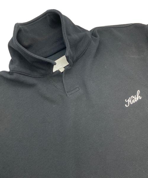 KITH（キス）KITH (キス) クラシックロゴポロシャツ ブラック サイズ:Sの古着・服飾アイテム