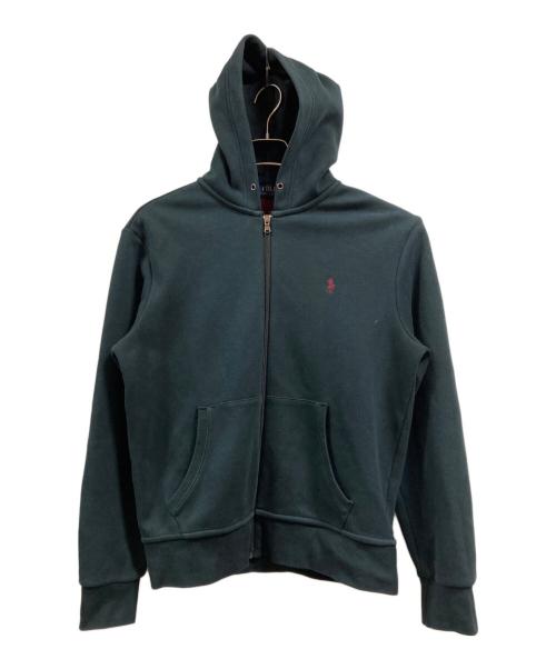 POLO RALPH LAUREN（ポロ・ラルフローレン）POLO RALPH LAUREN (ポロ・ラルフローレン) 裏フリースパーカー ブラック サイズ:Ｍの古着・服飾アイテム