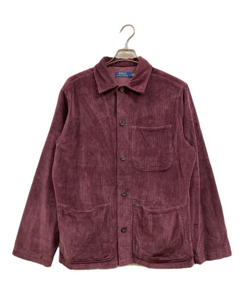 POLO RALPH LAUREN（ポロ・ラルフローレン）POLO RALPH LAUREN (ポロ・ラルフローレン) コーデュロイシャツ パープル サイズ:Mの古着・服飾アイテム