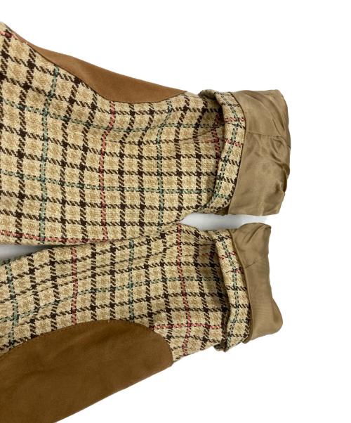 POLO RALPH LAUREN（ポロ・ラルフローレン）POLO RALPH LAUREN (ポロ・ラルフローレン) エルボーパッチテーラードジャケット ベージュ サイズ:6の古着・服飾アイテム