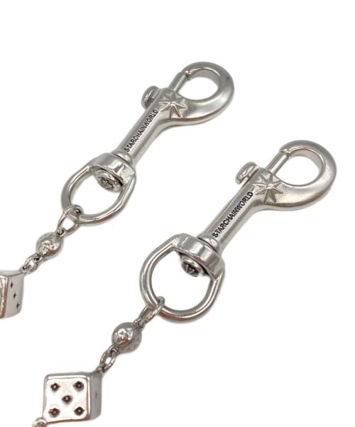STARCHAINWORLD（スターチェーンワールド）STARCHAINWORLD (スターチェーンワールド) Dice Wallet Chain シルバーの古着・服飾アイテム