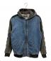 DIESEL（ディーゼル）の古着「バイアスカットデニムコレクション ジップパーカー」｜インディゴ