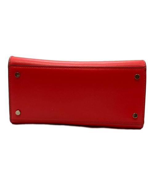 Kate Spade（ケイトスペード）Kate Spade (ケイトスペード) ステイシー カラーブロック サッチェル ネイビー×レッドの古着・服飾アイテム