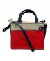 Kate Spade (ケイトスペード) ステイシー カラーブロック サッチェル ネイビー×レッド：5000円