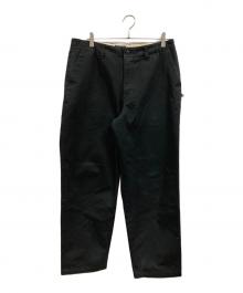 DESCENDANT（ディセンダント）の古着「DC-6 WIDE CHINO TROUSERS」｜ブラック