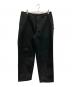 DESCENDANT（ディセンダント）の古着「DC-6 WIDE CHINO TROUSERS」｜ブラック