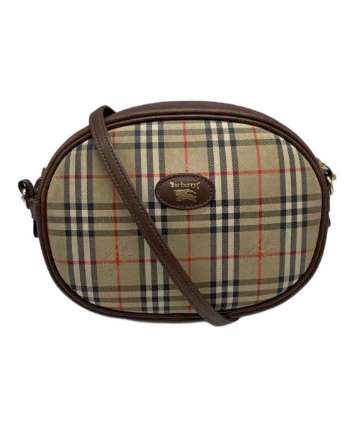 Burberry's（バーバリー）Burberry's (バーバリー) ノヴァチェックショルダーバッグ ブラウンの古着・服飾アイテム
