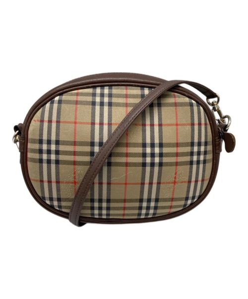 Burberry's（バーバリー）Burberry's (バーバリー) ノヴァチェックショルダーバッグ ブラウンの古着・服飾アイテム