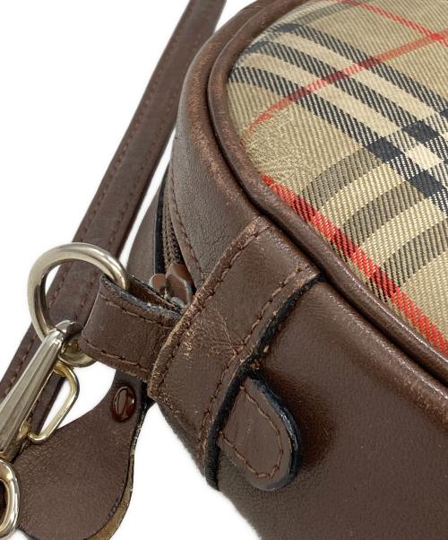 Burberry's（バーバリー）Burberry's (バーバリー) ノヴァチェックショルダーバッグ ブラウンの古着・服飾アイテム