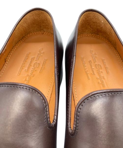 Jalan Sriwijaya（ジャランスリウァヤ）Jalan Sriwijaya (ジャランスリウァヤ) EDWARD MOC SLIP-ON ブラウン サイズ:7の古着・服飾アイテム