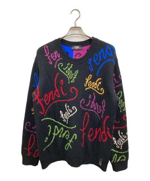 FENDI（フェンディ）FENDI (フェンディ) ニット ブラック サイズ:52の古着・服飾アイテム