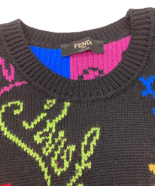 FENDI（フェンディ）FENDI (フェンディ) ニット ブラック サイズ:52の古着・服飾アイテム