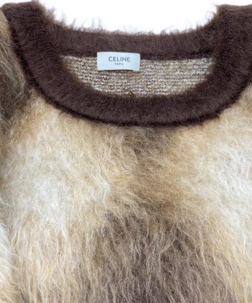 CELINE（セリーヌ）CELINE (セリーヌ) 22AW Cropped Boxy Sweater ブラウン サイズ:Mの古着・服飾アイテム