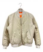 CELINEセリーヌ）の古着「ロゴボンバージャケット」｜グレー