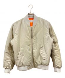 CELINE（セリーヌ）の古着「ロゴボンバージャケット」｜グレー