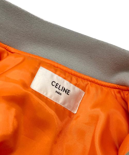 CELINE（セリーヌ）CELINE (セリーヌ) ロゴボンバージャケット グレー サイズ:46の古着・服飾アイテム