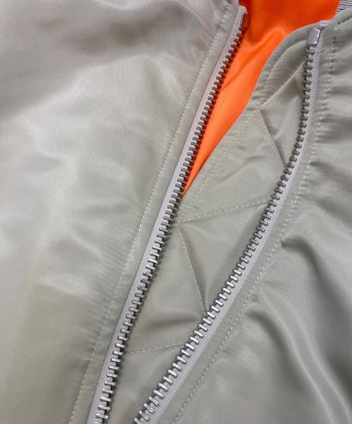 CELINE（セリーヌ）CELINE (セリーヌ) ロゴボンバージャケット グレー サイズ:46の古着・服飾アイテム