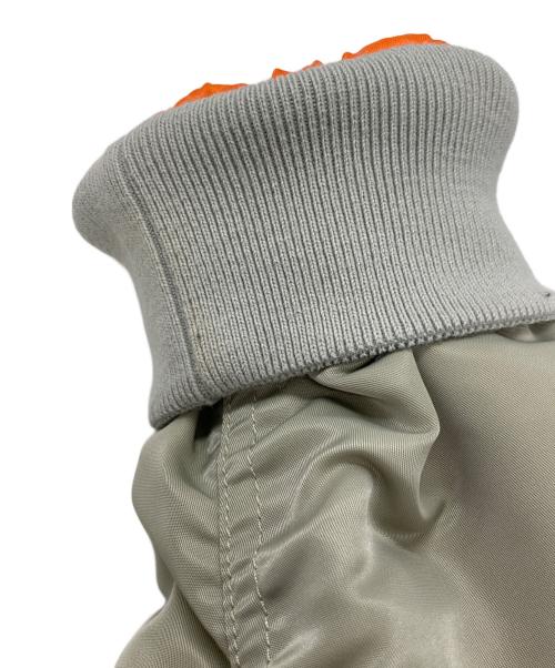 CELINE（セリーヌ）CELINE (セリーヌ) ロゴボンバージャケット グレー サイズ:46の古着・服飾アイテム