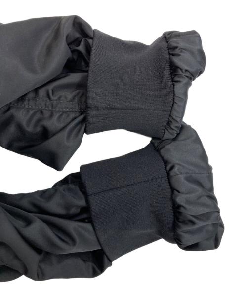 DOLCE & GABBANA（ドルチェ＆ガッバーナ）DOLCE & GABBANA (ドルチェ＆ガッバーナ) メッシュフードブルゾン ブラック サイズ:Sの古着・服飾アイテム