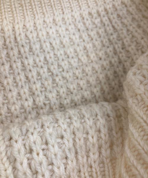 country knit wear（カントリー ニット ウェア）country knit wear (カントリー ニット ウェア) ウールニット アイボリー サイズ:不明の古着・服飾アイテム
