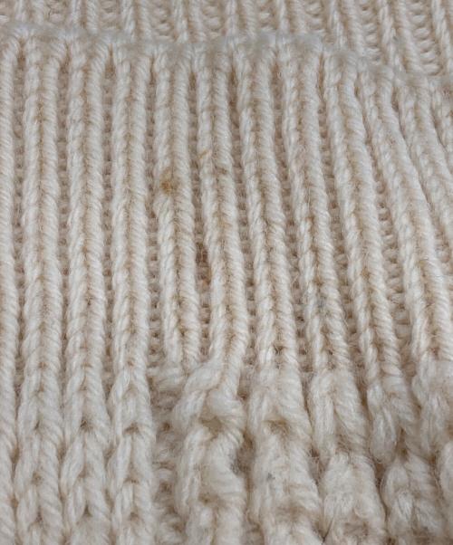 country knit wear（カントリー ニット ウェア）country knit wear (カントリー ニット ウェア) ウールニット アイボリー サイズ:不明の古着・服飾アイテム