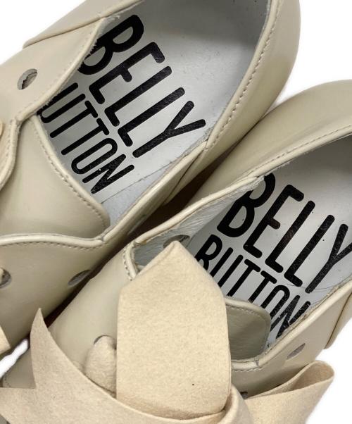 BELLY BUTTON（ベリーボタン）BELLY BUTTON (ベリーボタン) リボンシューズ アイボリー サイズ:22.5cmの古着・服飾アイテム