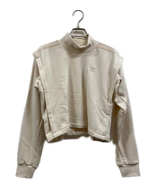 adidas（アディダス）adidas (アディダス) スウェット アイボリー サイズ:Ｓの古着・服飾アイテム